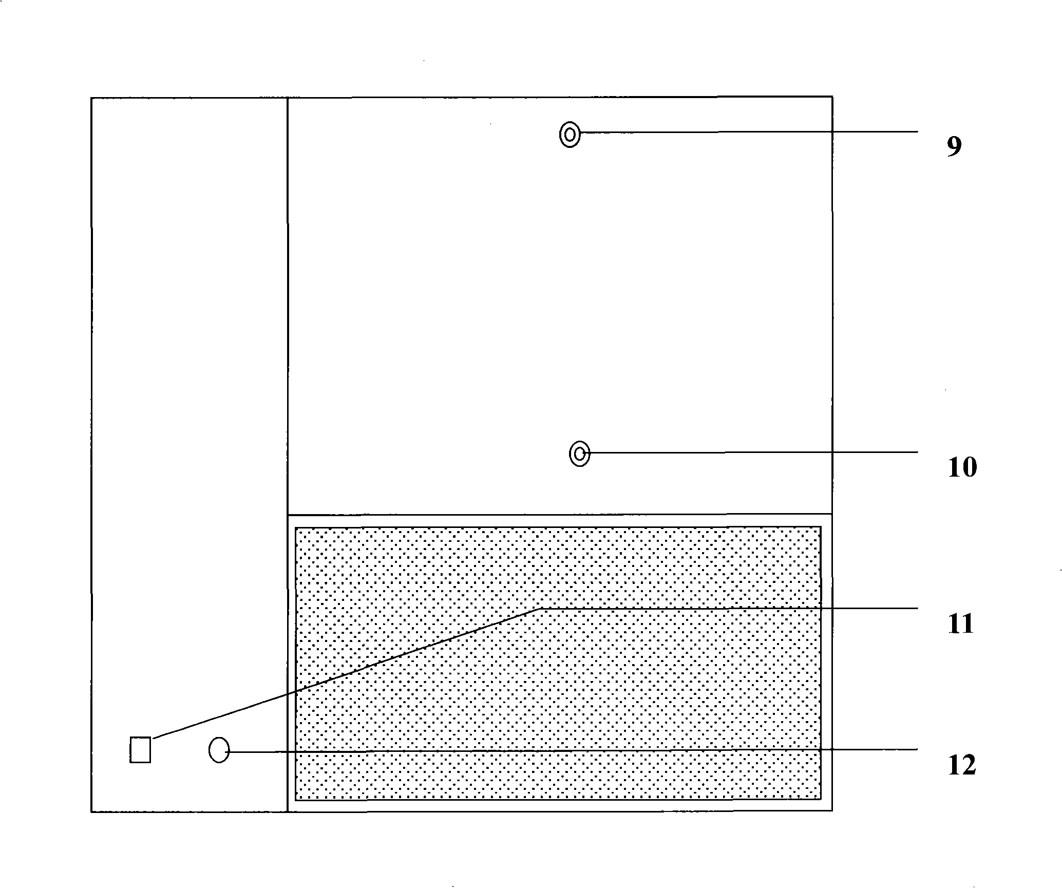 Fumigation simulation device for fumigation gas