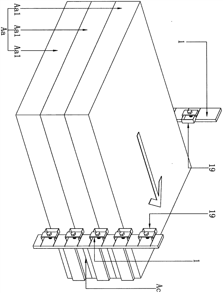 Zipper type wall body component side face cutting forming process and a forming cutter