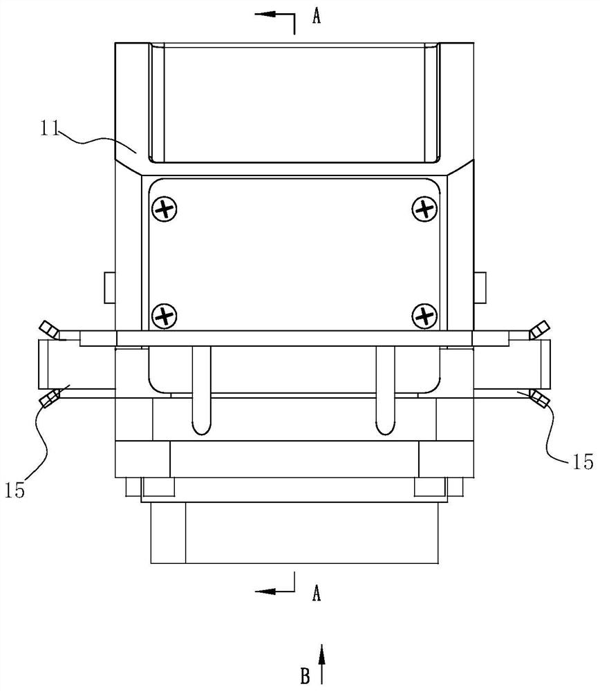 Clamp for automatic disassembly and assembly of container deck lock