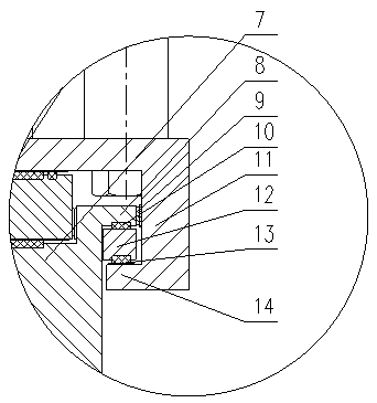 Anti-drawing structure of support of straddle rail beam