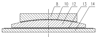 Anti-drawing structure of support of straddle rail beam