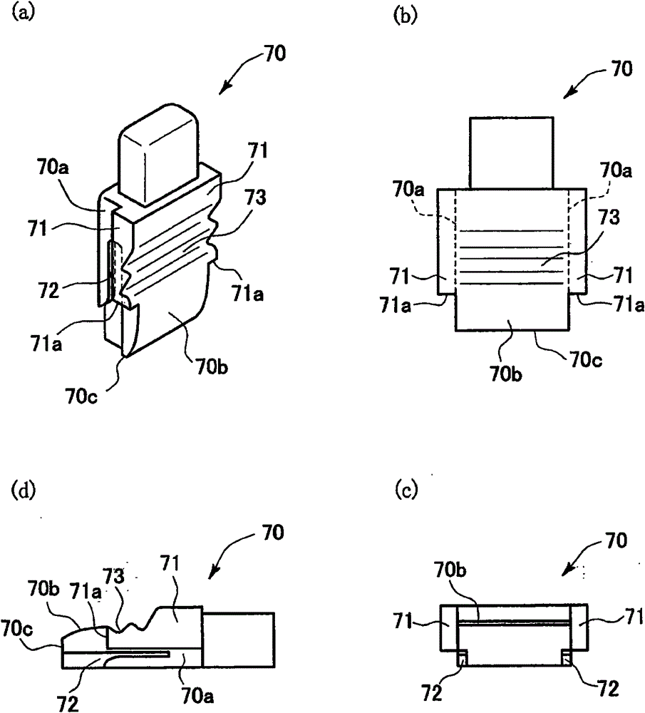 Rotation detection sensor mounting structure and hub unit