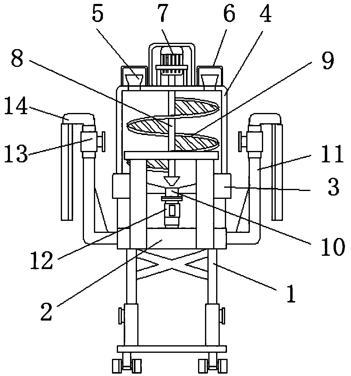 Storage device used for agricultural greenhouse pesticide dispensing and having spraying function