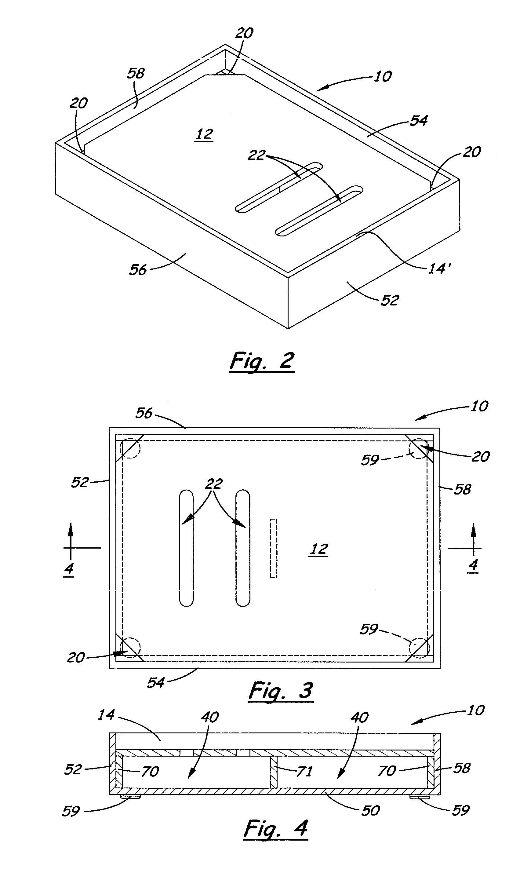 Liquid overflow platform and container for small appliances