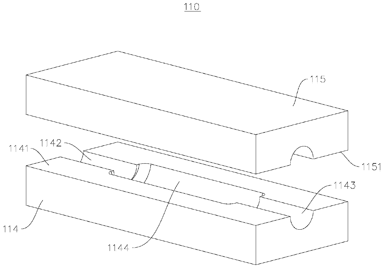 Cladding power stripping device and laser device