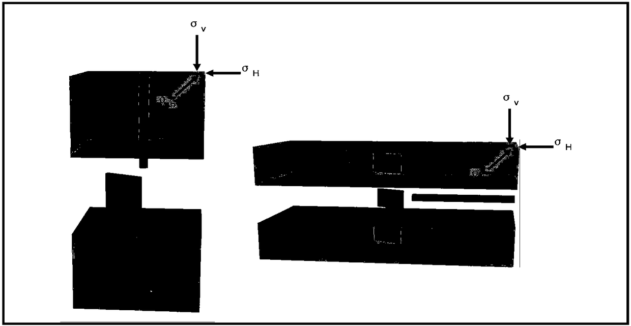 Physical model test method for extension rules of natural cracks and artificial cracks
