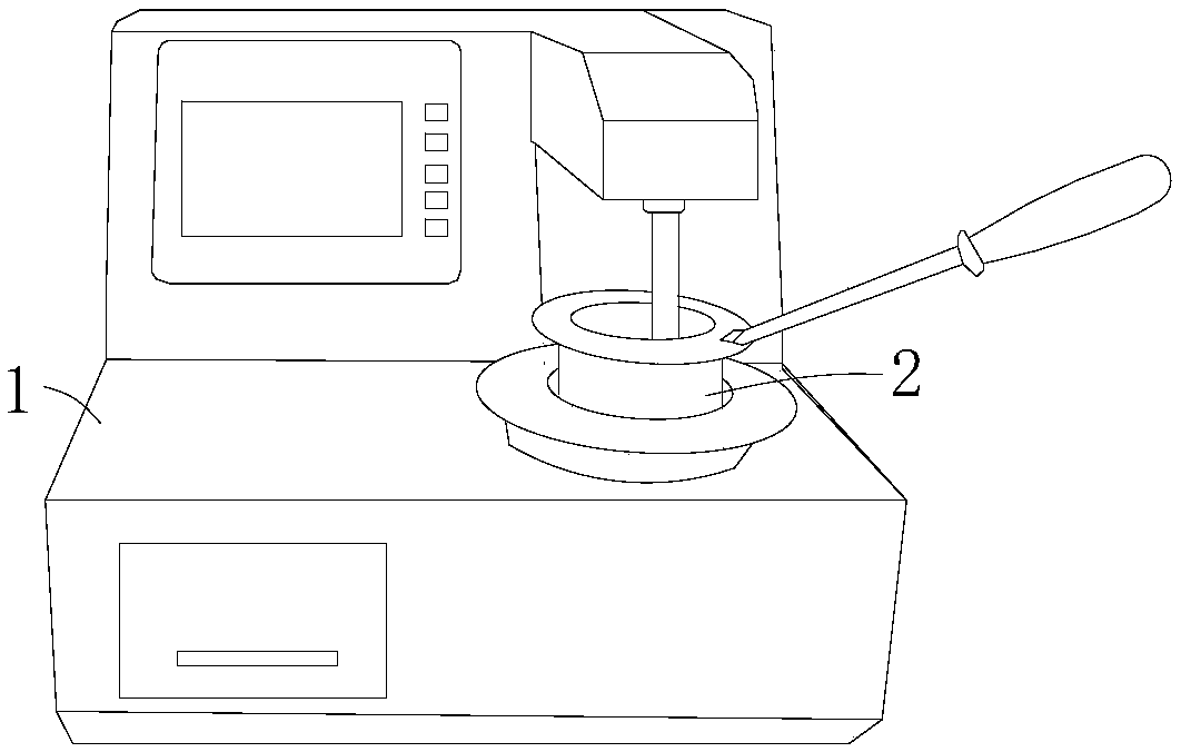 Open flash point measuring equipment