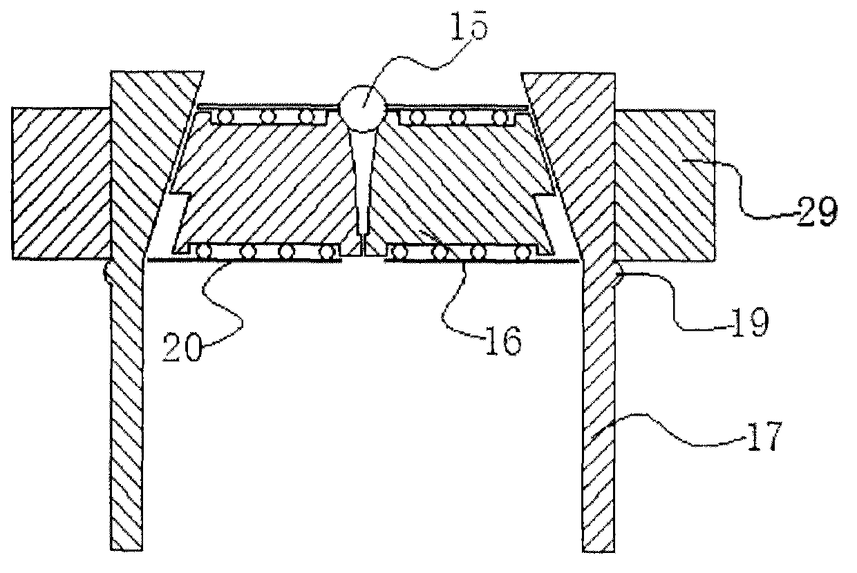 Chain transmission continuous penetrating type static sounding device