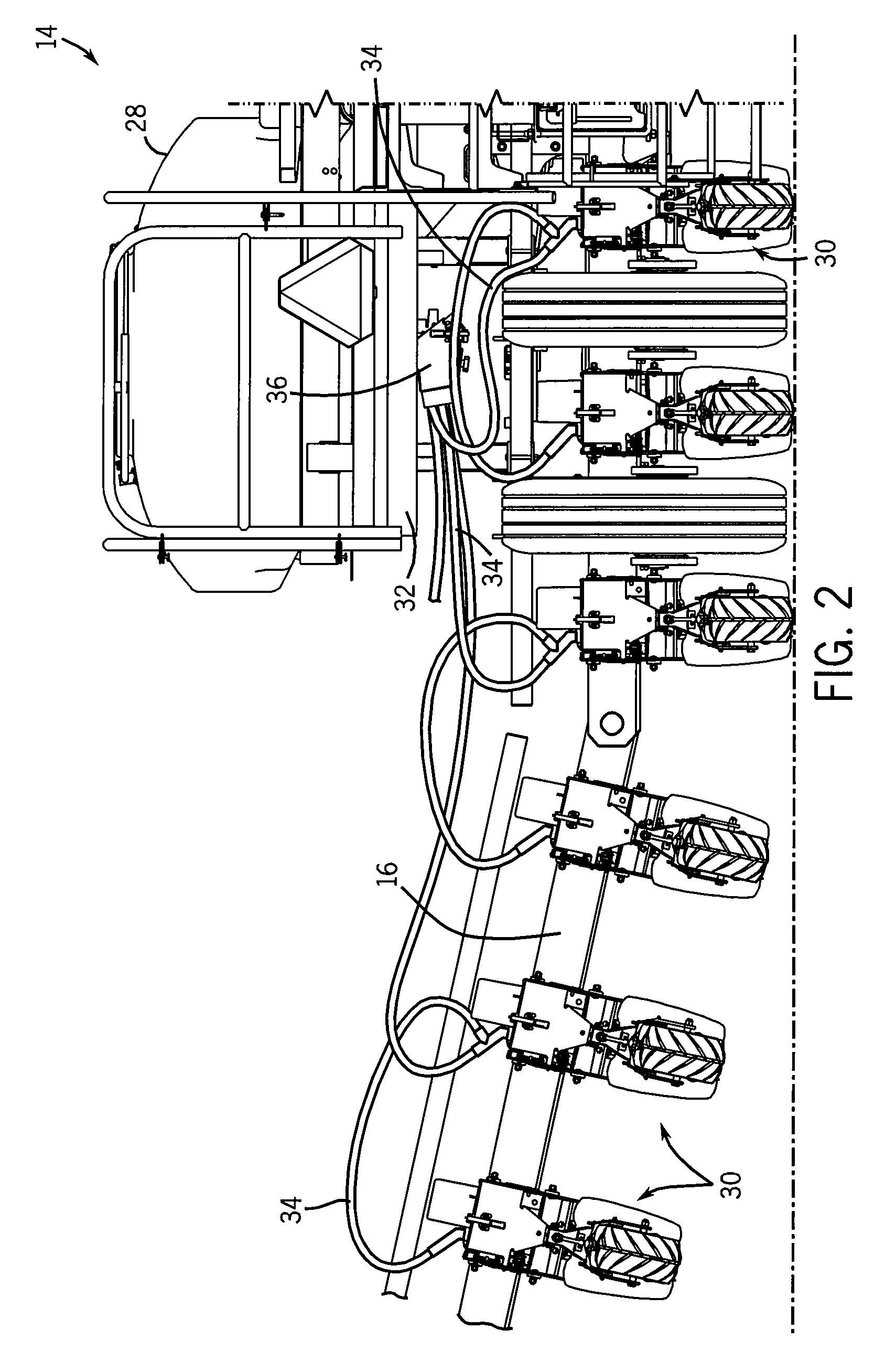 Method And Apparatus For Regulating Air Flow Through Supply Conduits Through Which Product Entrained In An Air Flow Is Provided To Multiple On-Row Product Containers Of An Agricultural Implement