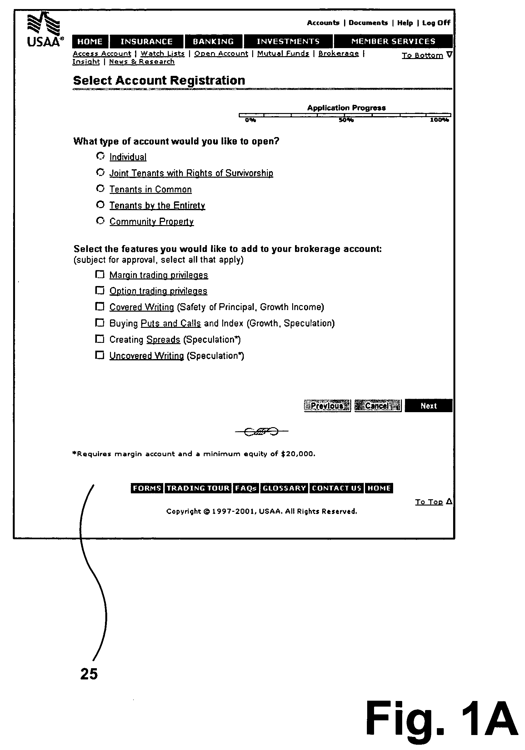 System and method of processing account information over a computer network