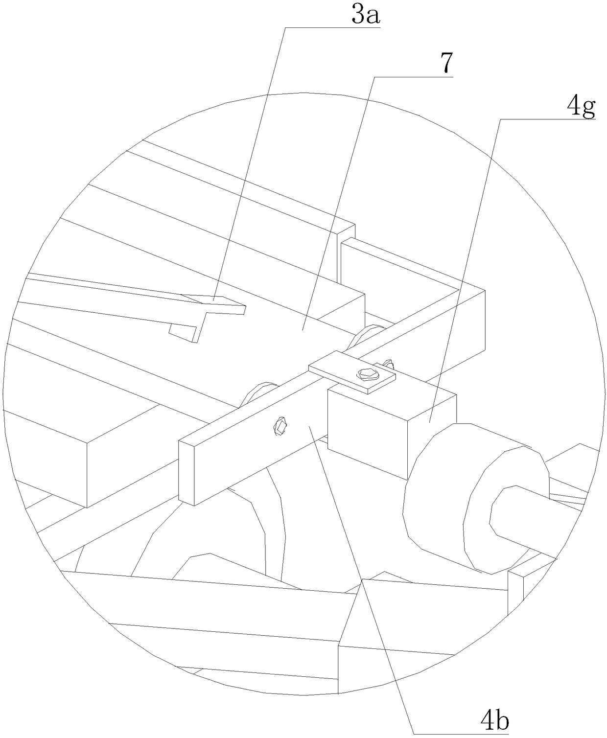 Positioning device of high-precision laser butt welding machine