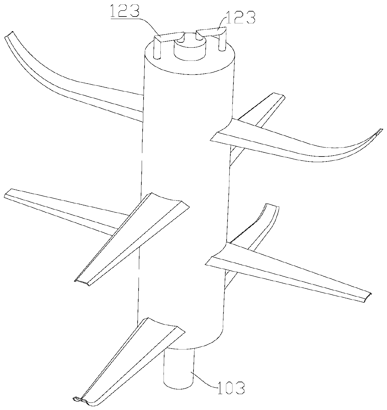 Metal powder paint preparation device