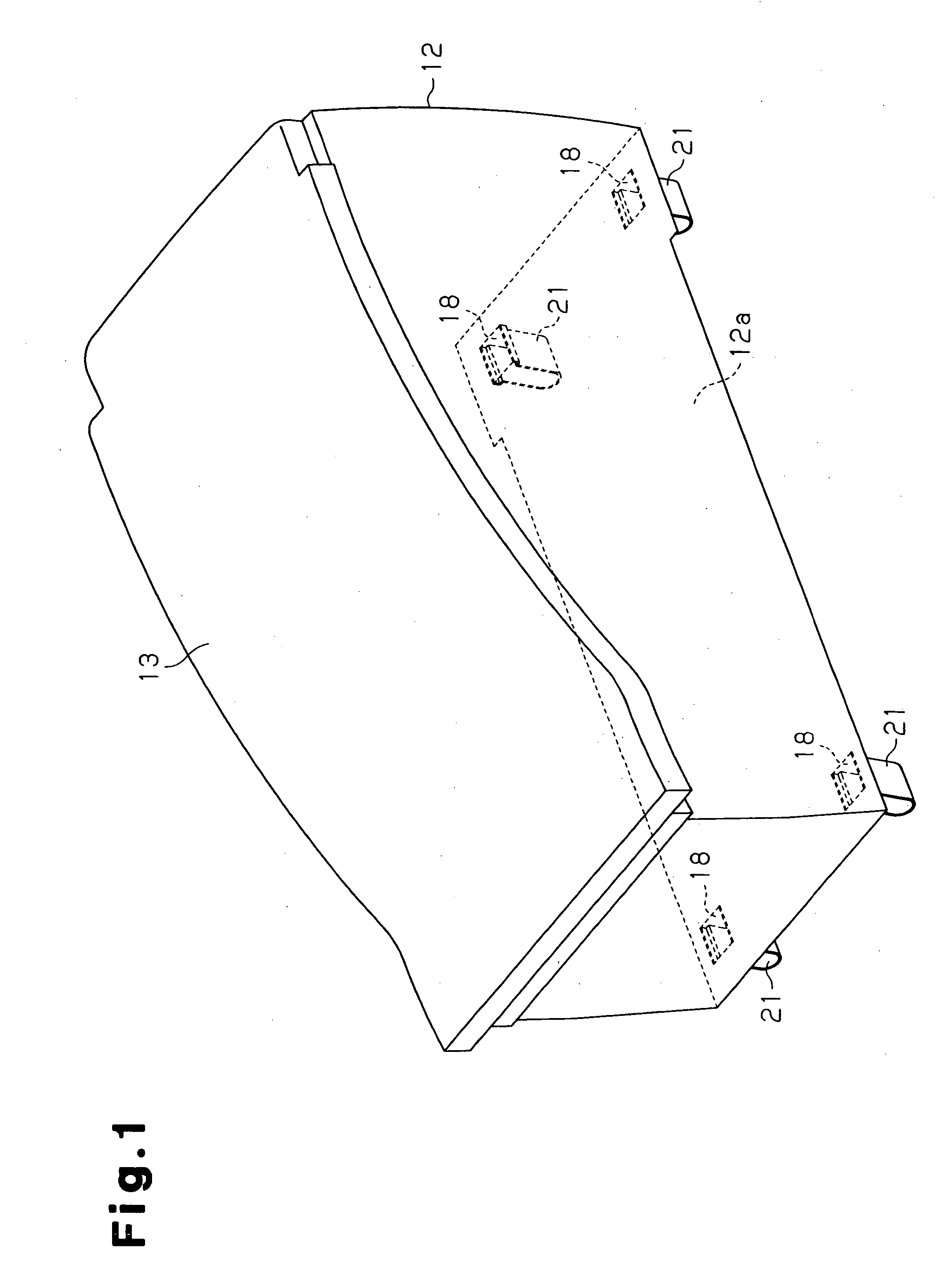 Mounting structure for console