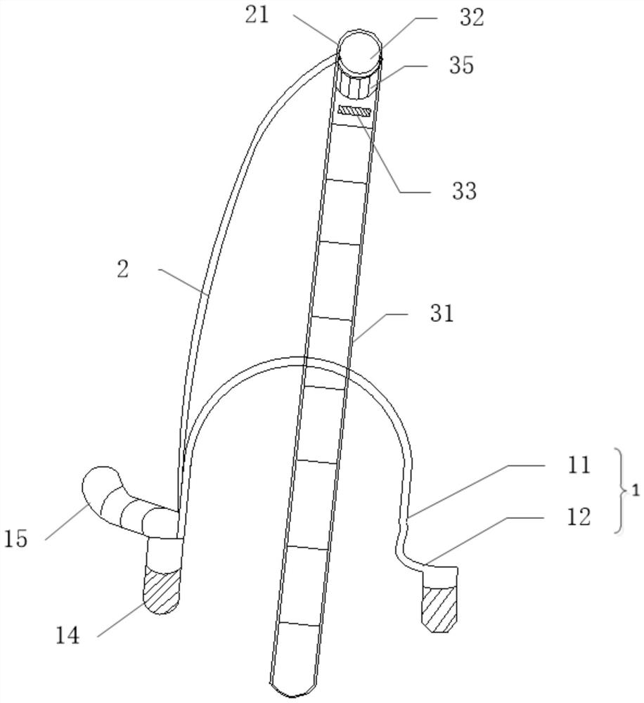 Device for detecting nasal cavity dryness