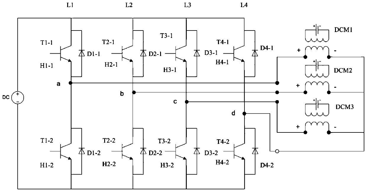 Three-direct-current motor parallel system and current control method