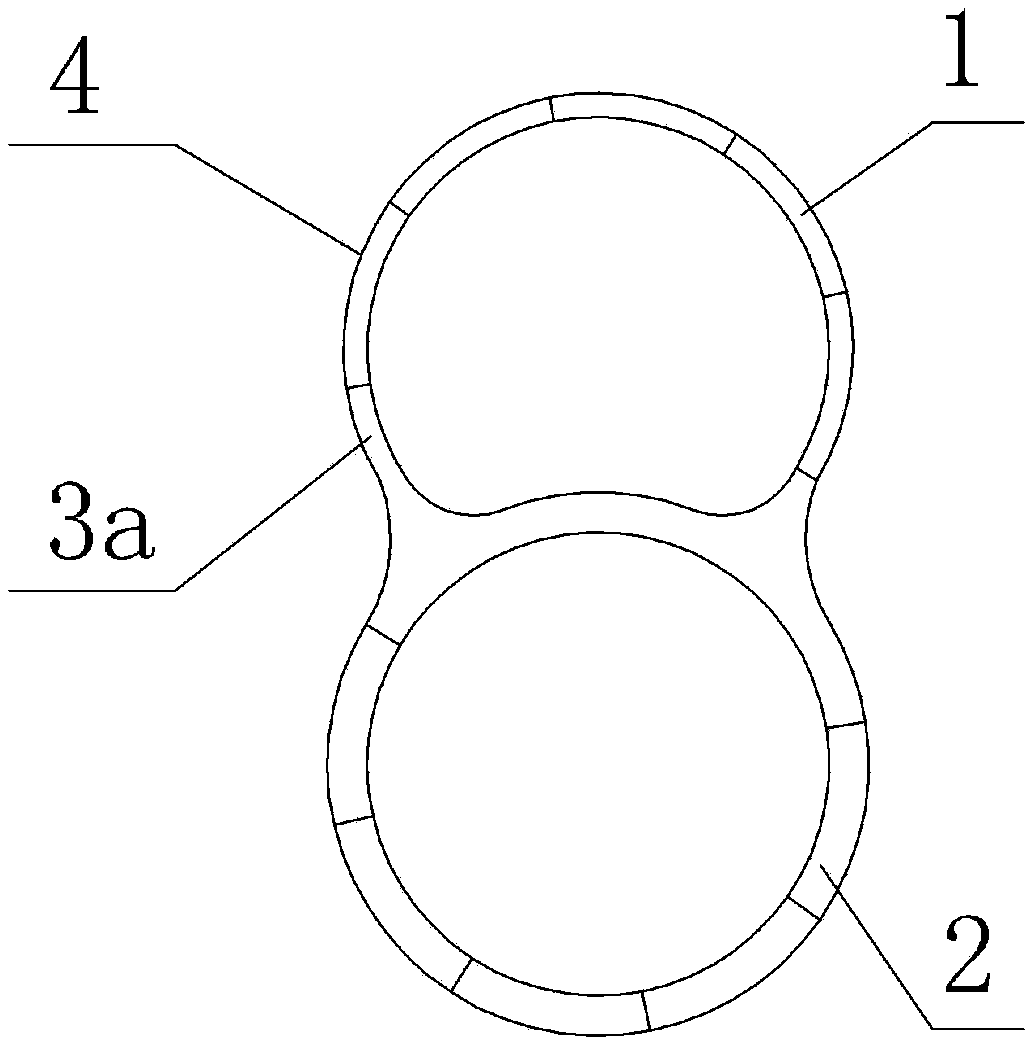 Upper and lower integrated shield tunnel segment lining structure