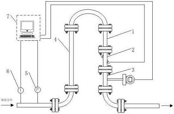 Method for measuring wet natural gas flow rate by combining ultrasound with target flowmeter