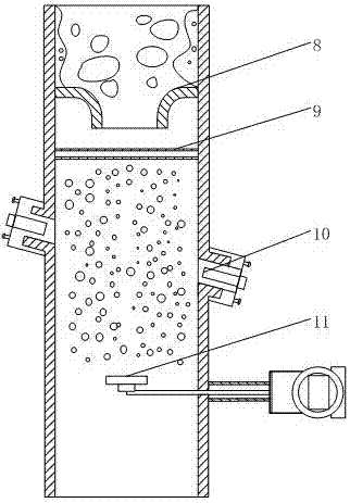 Method for measuring wet natural gas flow rate by combining ultrasound with target flowmeter