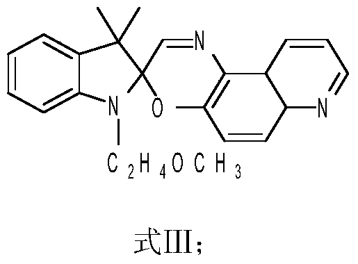 A kind of photochromic composition and application