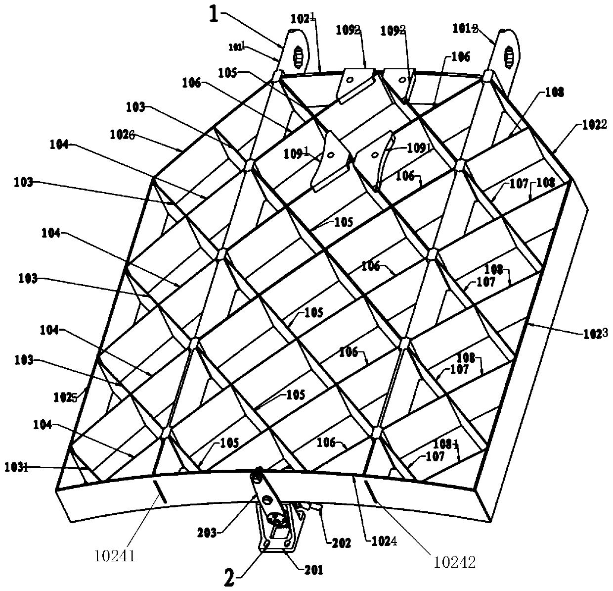 Grid fin device