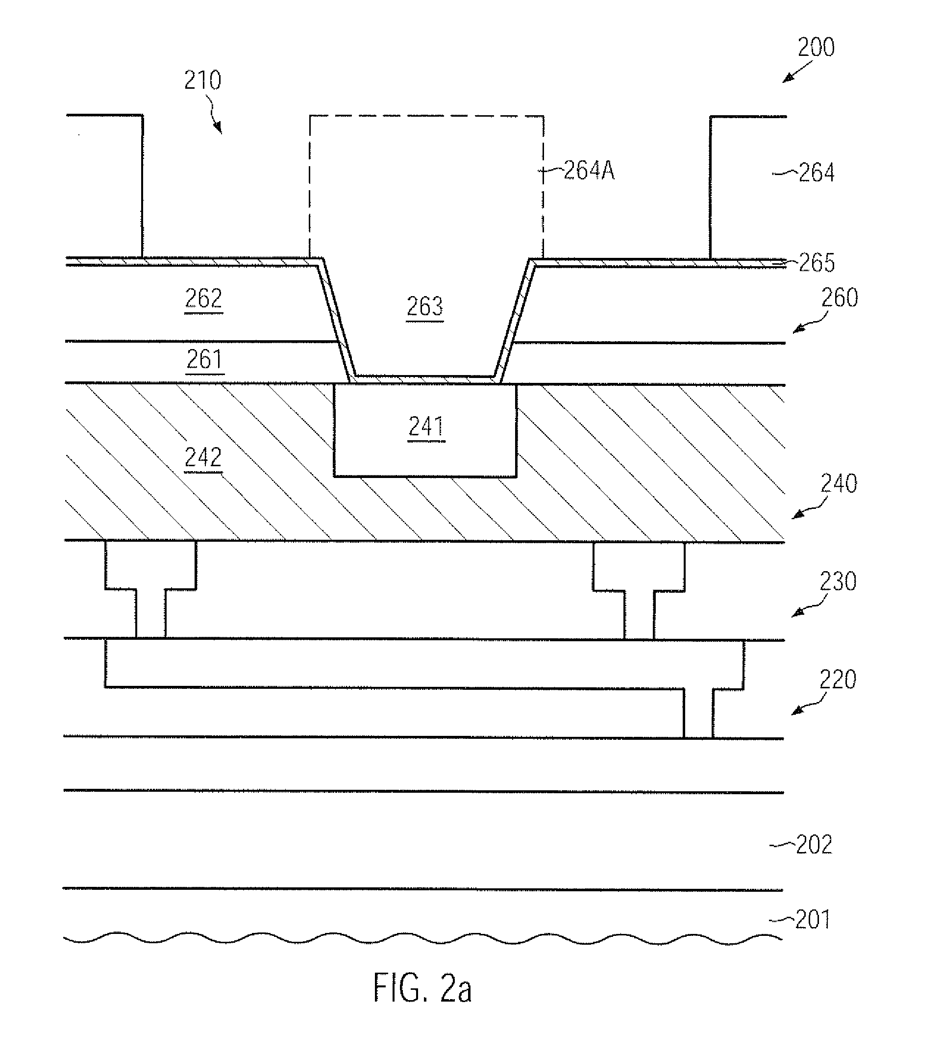 Semiconductor device including a reduced stress configuration for metal pillars