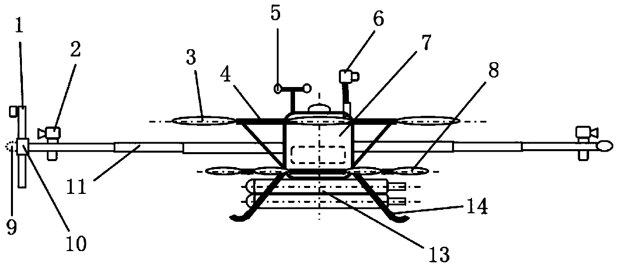 Deign method and design system for multi-rotor-wing unmanned aerial vehicle fire-fighting system