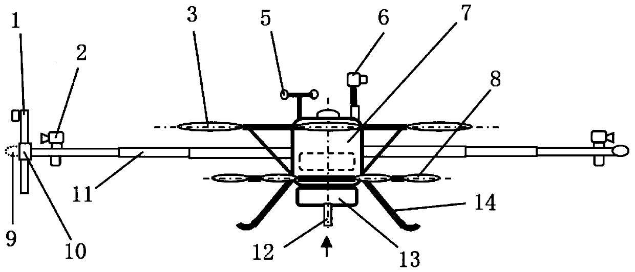 Deign method and design system for multi-rotor-wing unmanned aerial vehicle fire-fighting system