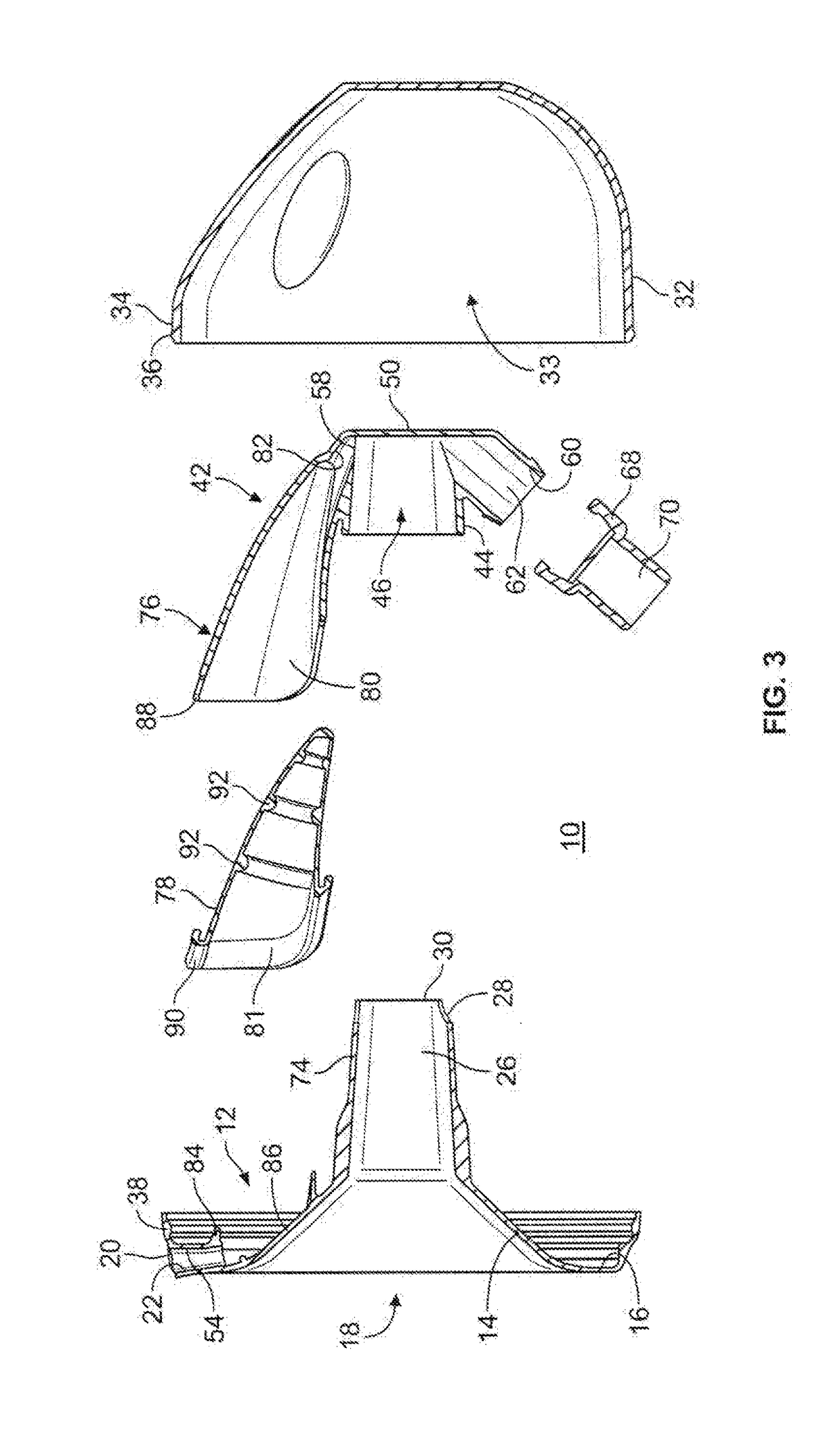 Submersible Breast Pump Protection Mechanism for a Breast Milk Collection Device with Self-Contained Reservoir