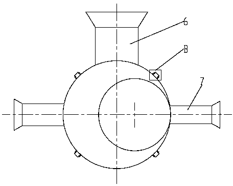 Ductile iron prefabricated drainage inspection well