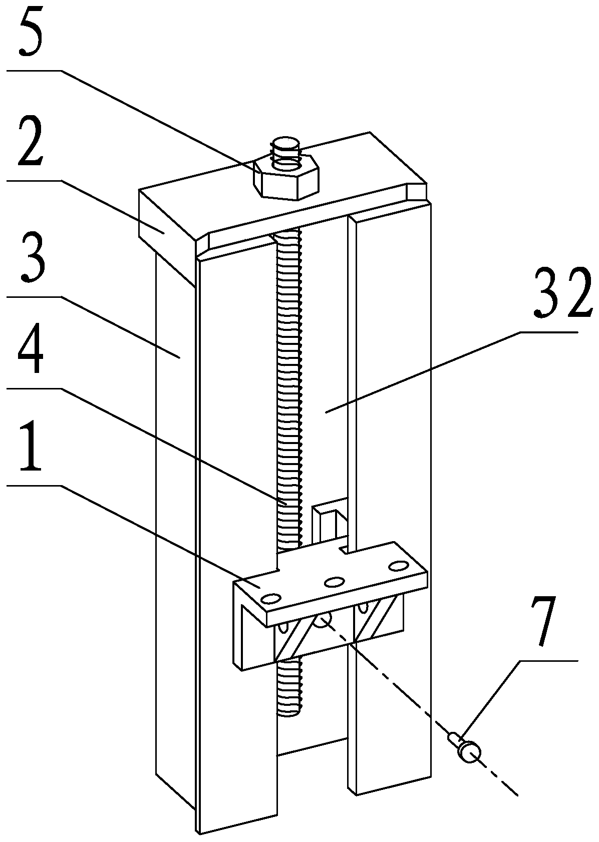 An assembled cantilever bracket and its assembly process