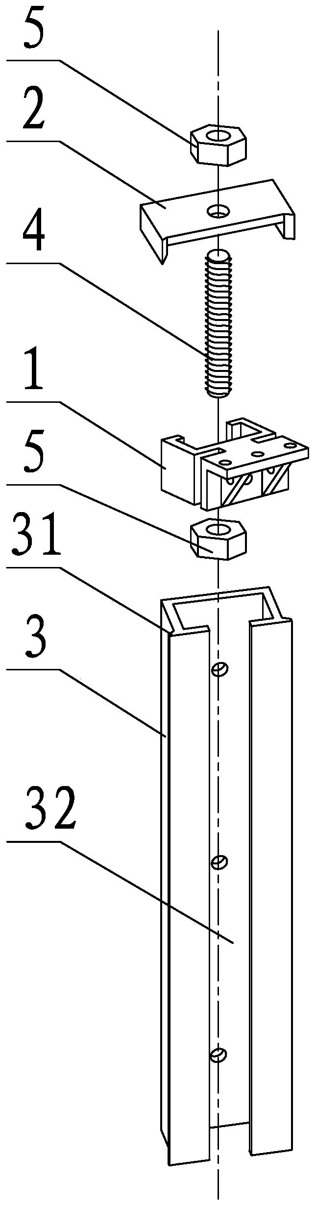 An assembled cantilever bracket and its assembly process