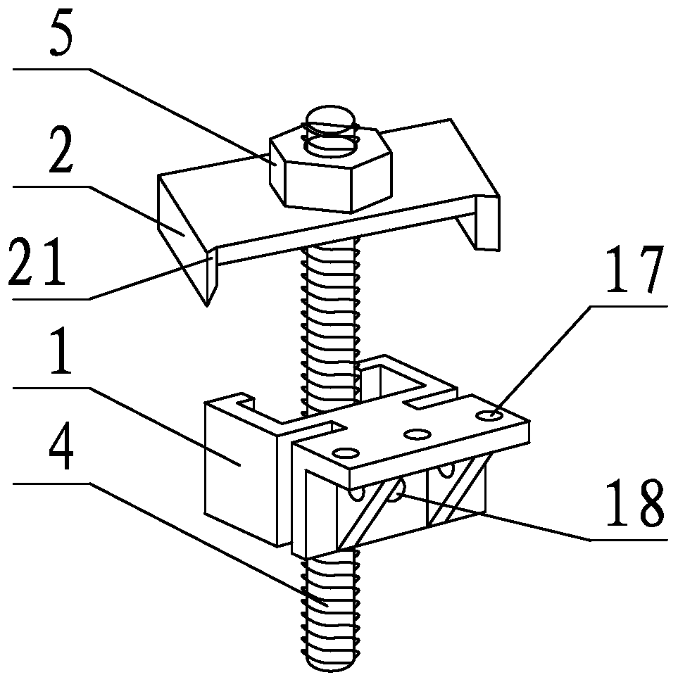 An assembled cantilever bracket and its assembly process