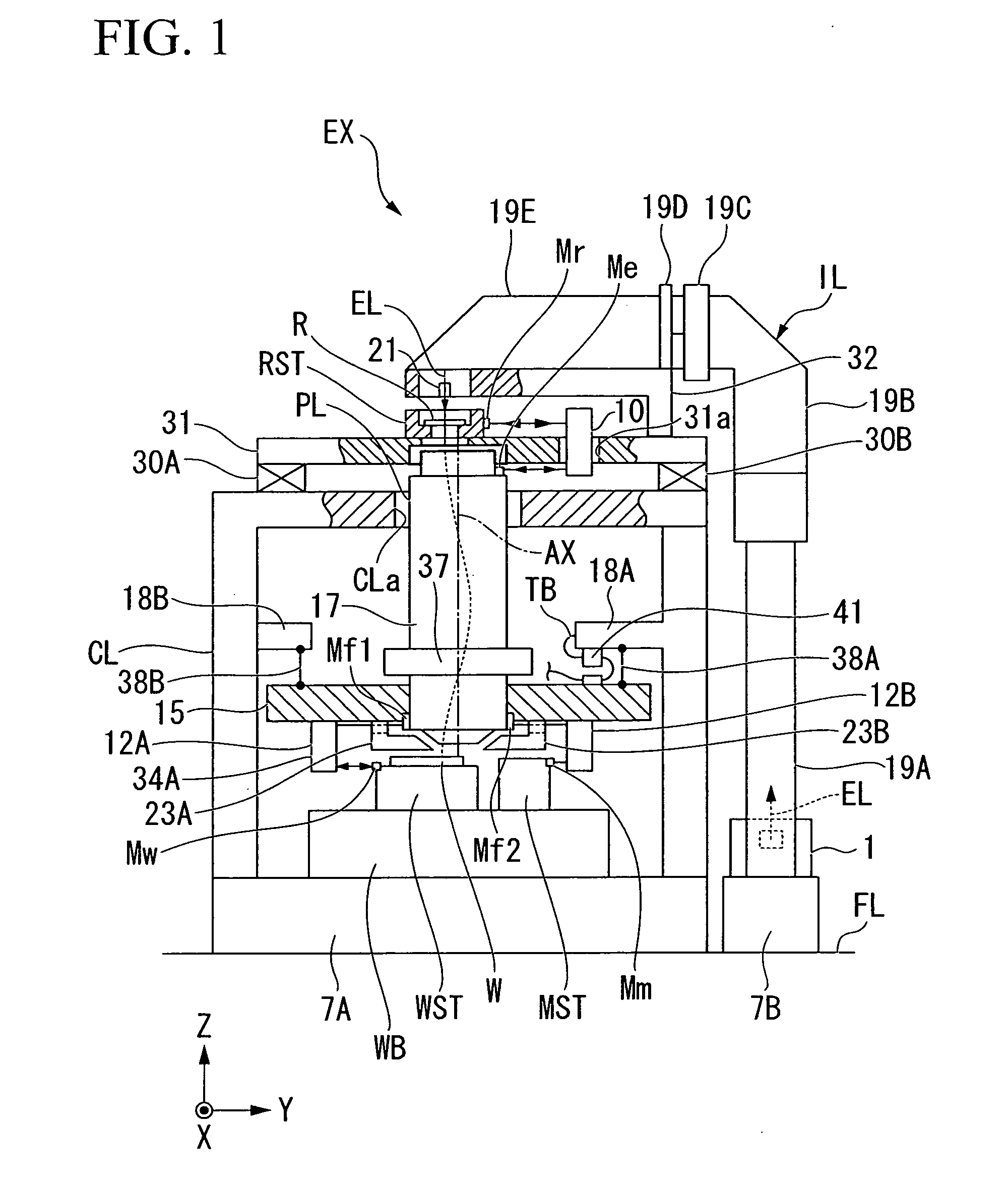 Utilities supply member connection apparatus, stage apparatus, projection optical system support apparatus and exposure apparatus