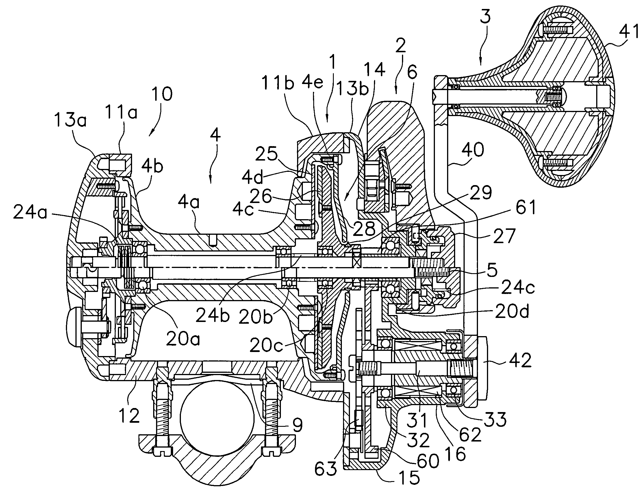 Drag mechanism for a dual bearing reel