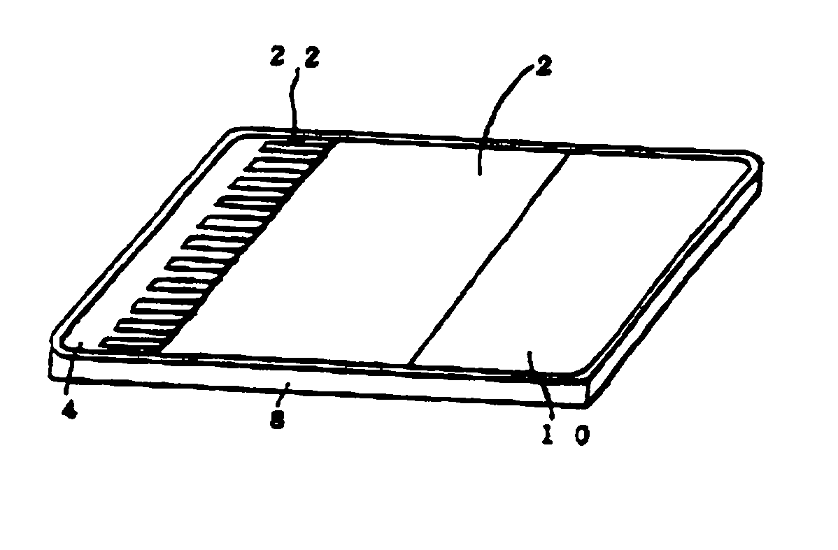 Card-shaped electronic apparatus