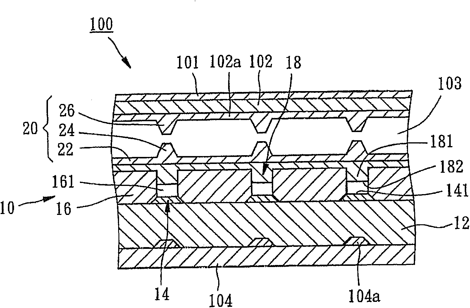 Touch-control sensing structure for liquid crystal display