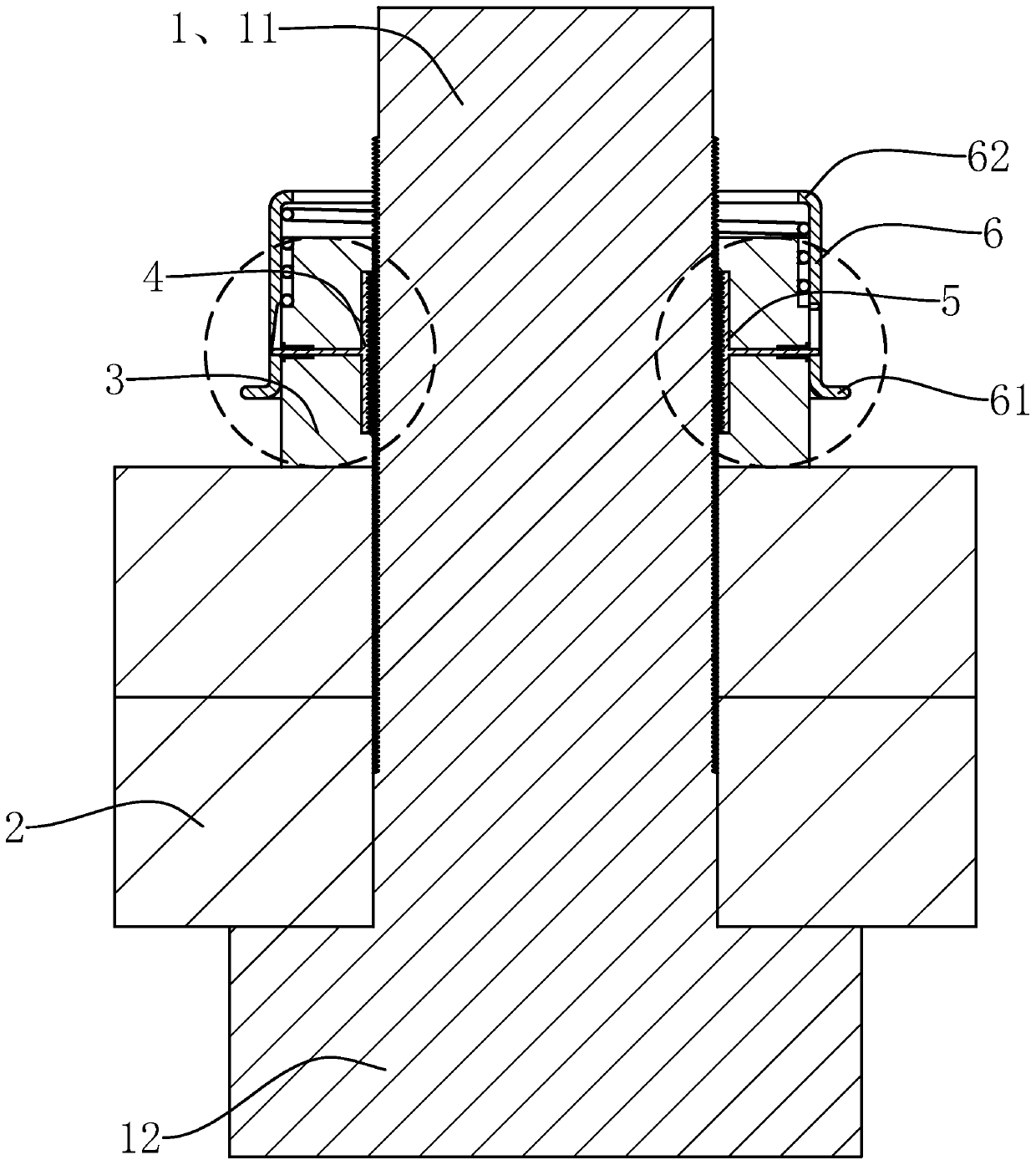 Efficient locking nut and assembling and disassembling method thereof