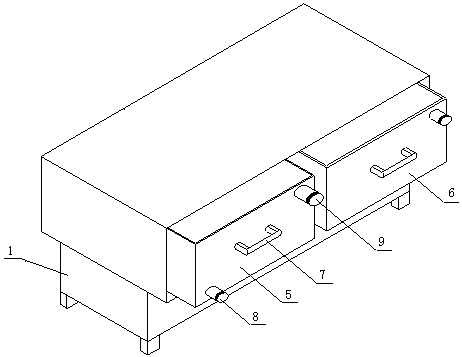 Quick forming type motor shell casting die