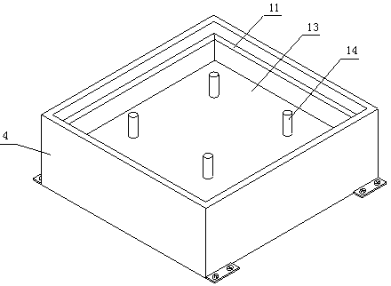 Quick forming type motor shell casting die