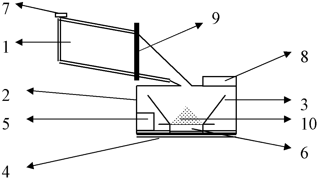 Sand collecting device and method