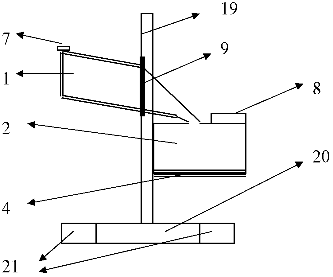 Sand collecting device and method