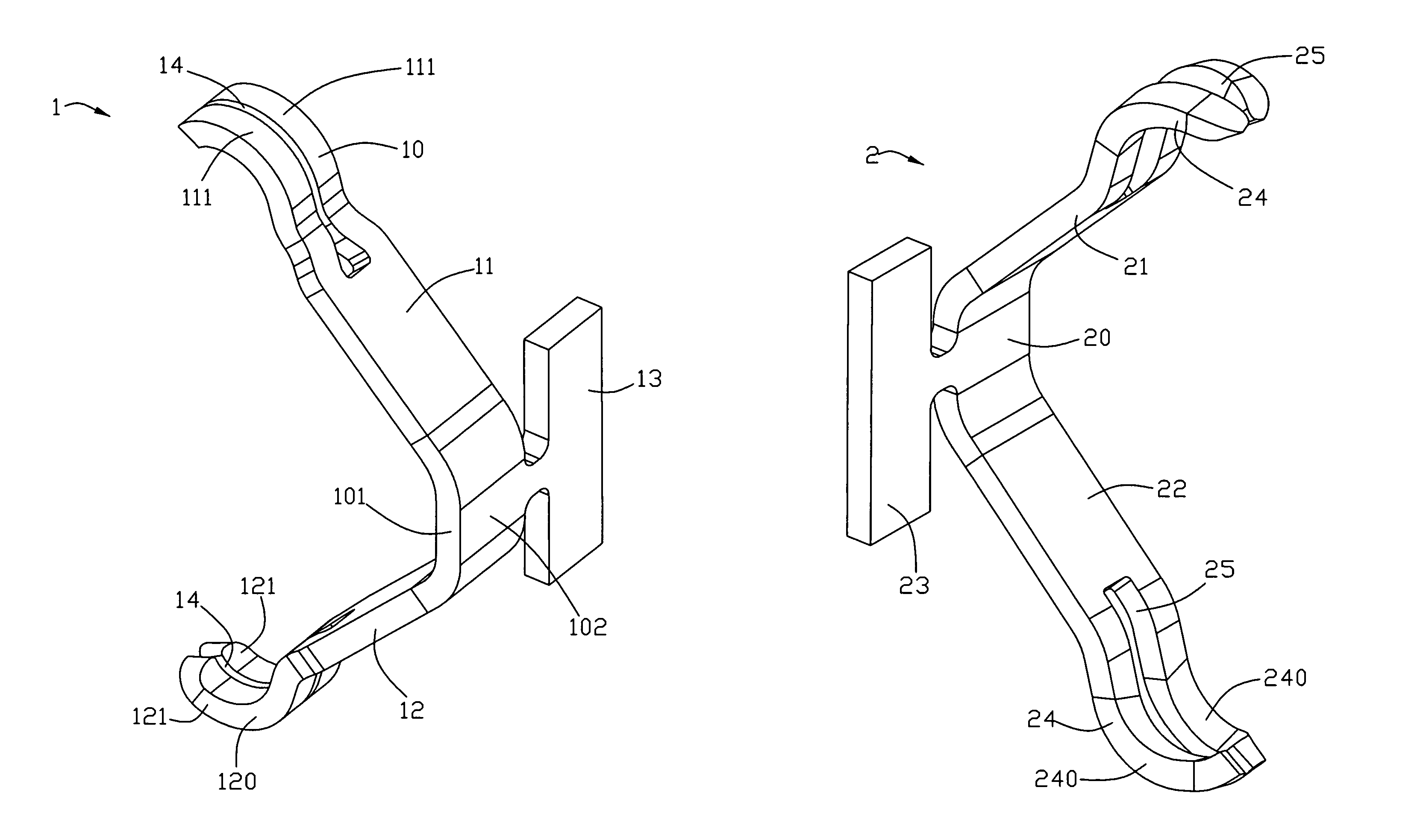 Terminal with reduced contact tip