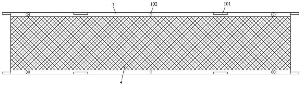 Breeding protection device based on marine organism breeding of marine ranch