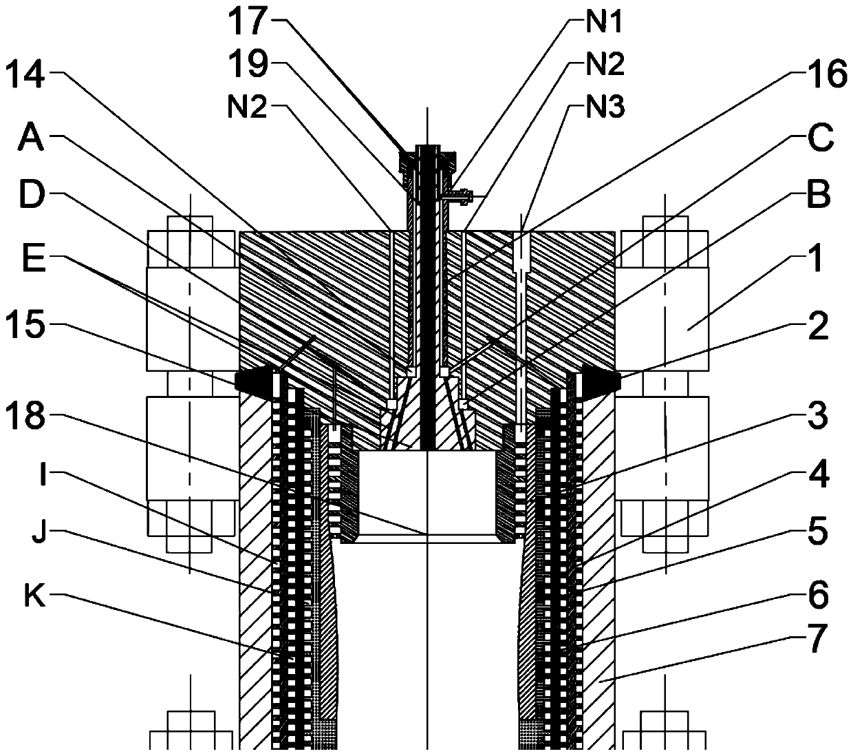 Supercritical hydrothermal combustion device for high-salinity organic waste harmless treatment