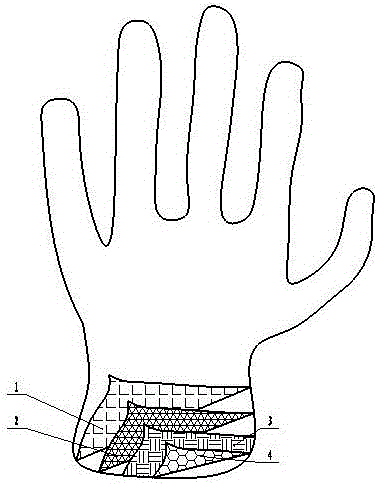Glove fabric and preparing process thereof