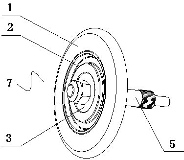 Clothes dryer supporting wheel and clothes dryer