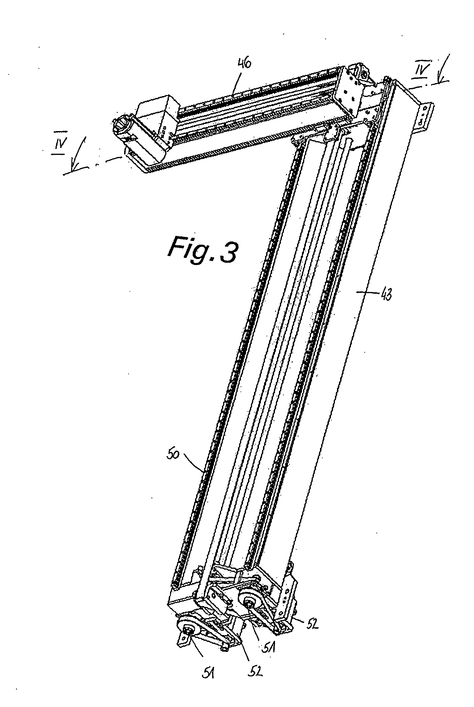 Device for loading and unloading of a machine tool