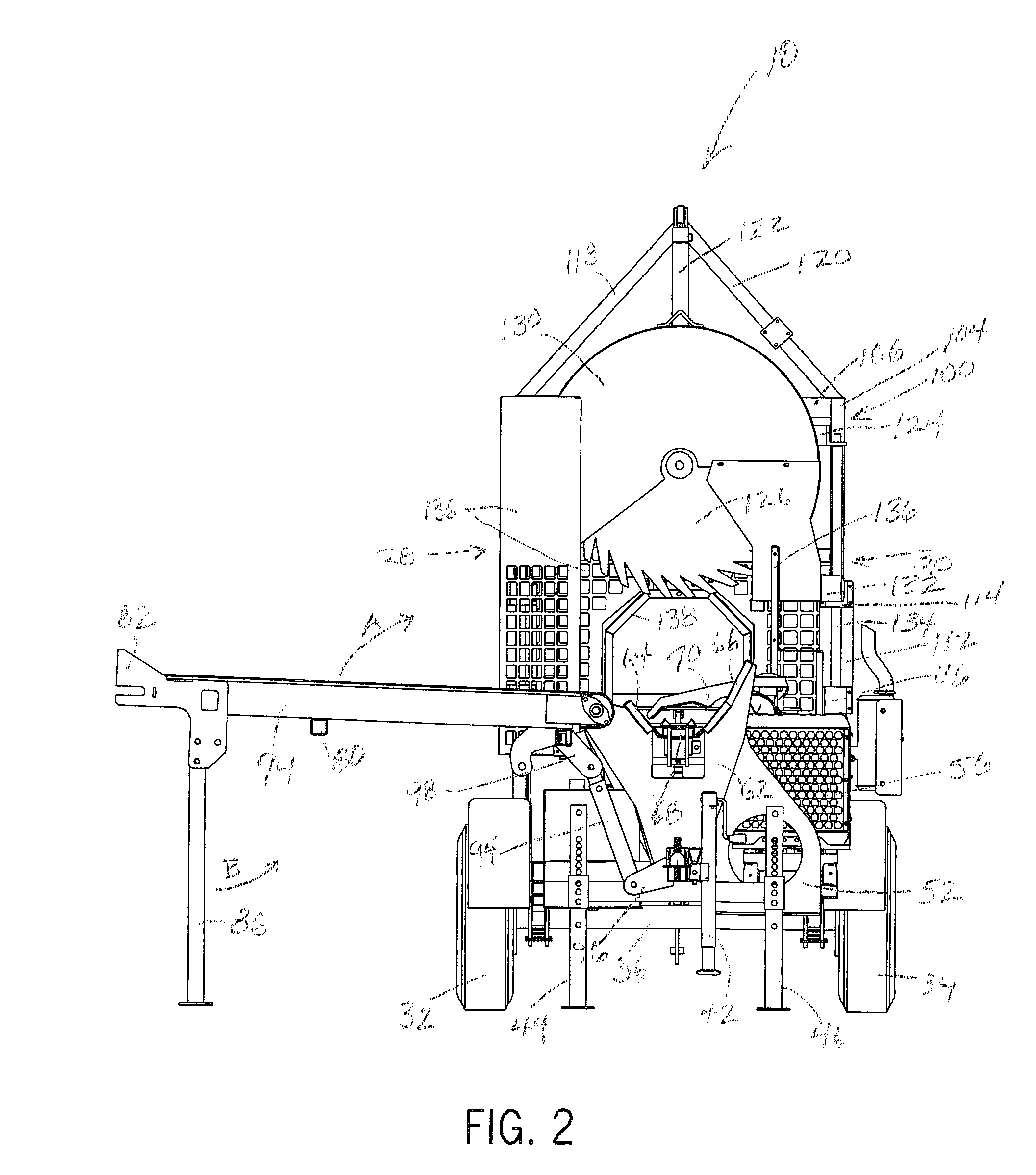 Firewood Processor with Vertically-Displaceable Circular Saw