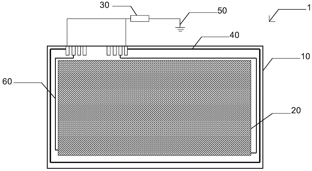Touch panel structure for avoiding metal ionization
