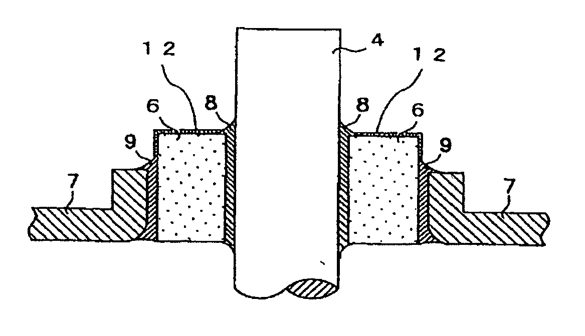 Non-aqueous electrolyte battery wherein a  battery case and a terminal are connected through resistance